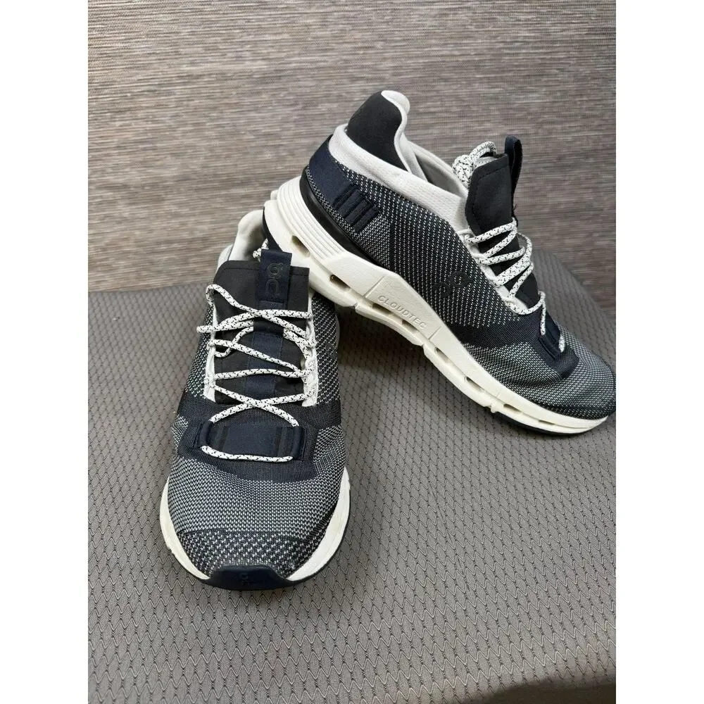 Mizuno Wave Inspire 17 Shoes Womens Size 11.5 Black Waveknit Running Sneakers
